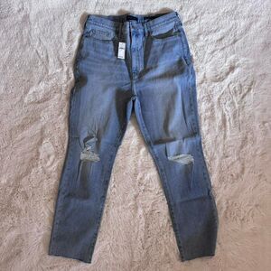Banana-Republic Women's Ultra High Rise Slim Fit Blue Jeans Size 32